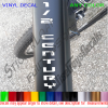 HALF CENTURY Cycling Down Tube Seat Fork Frame Decal Cycling Bicycle Cyclist Bike